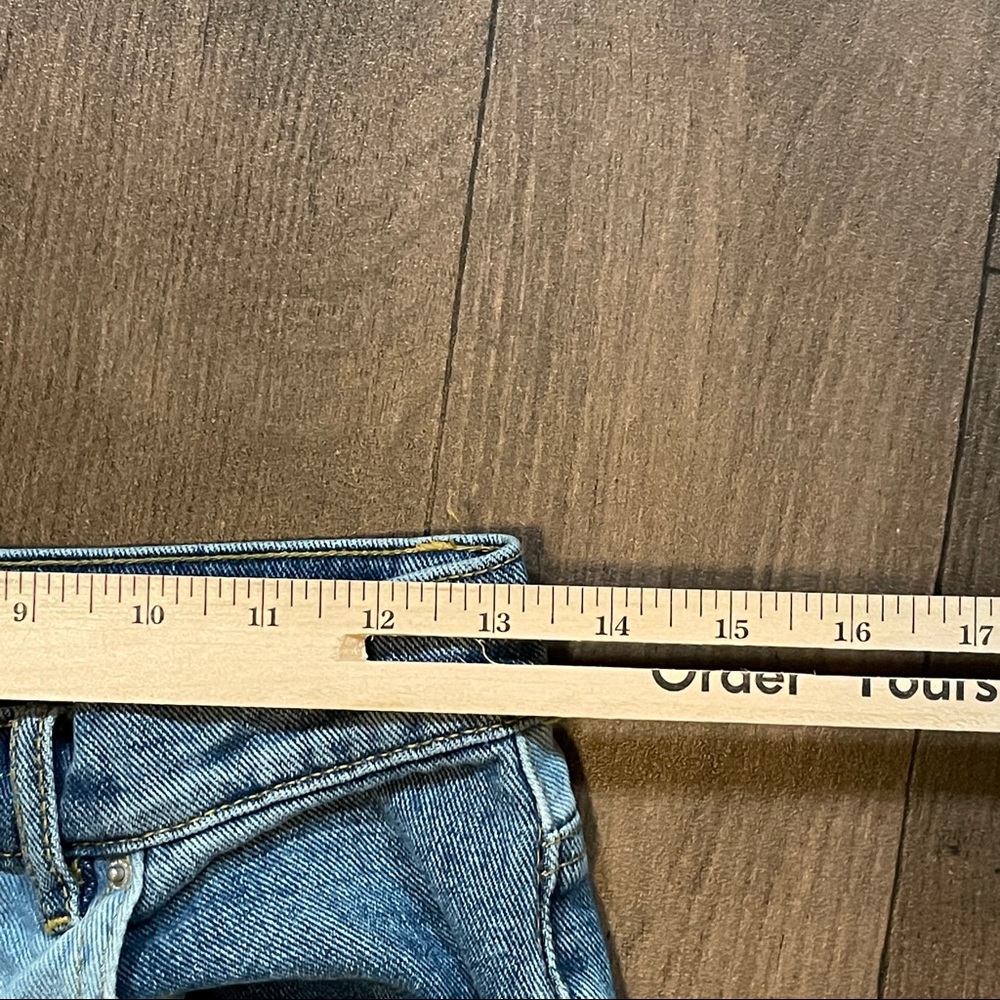 Pacsun Blue Denim Jeans Womens Size 26W x 24.5L - Picture 8 of 12